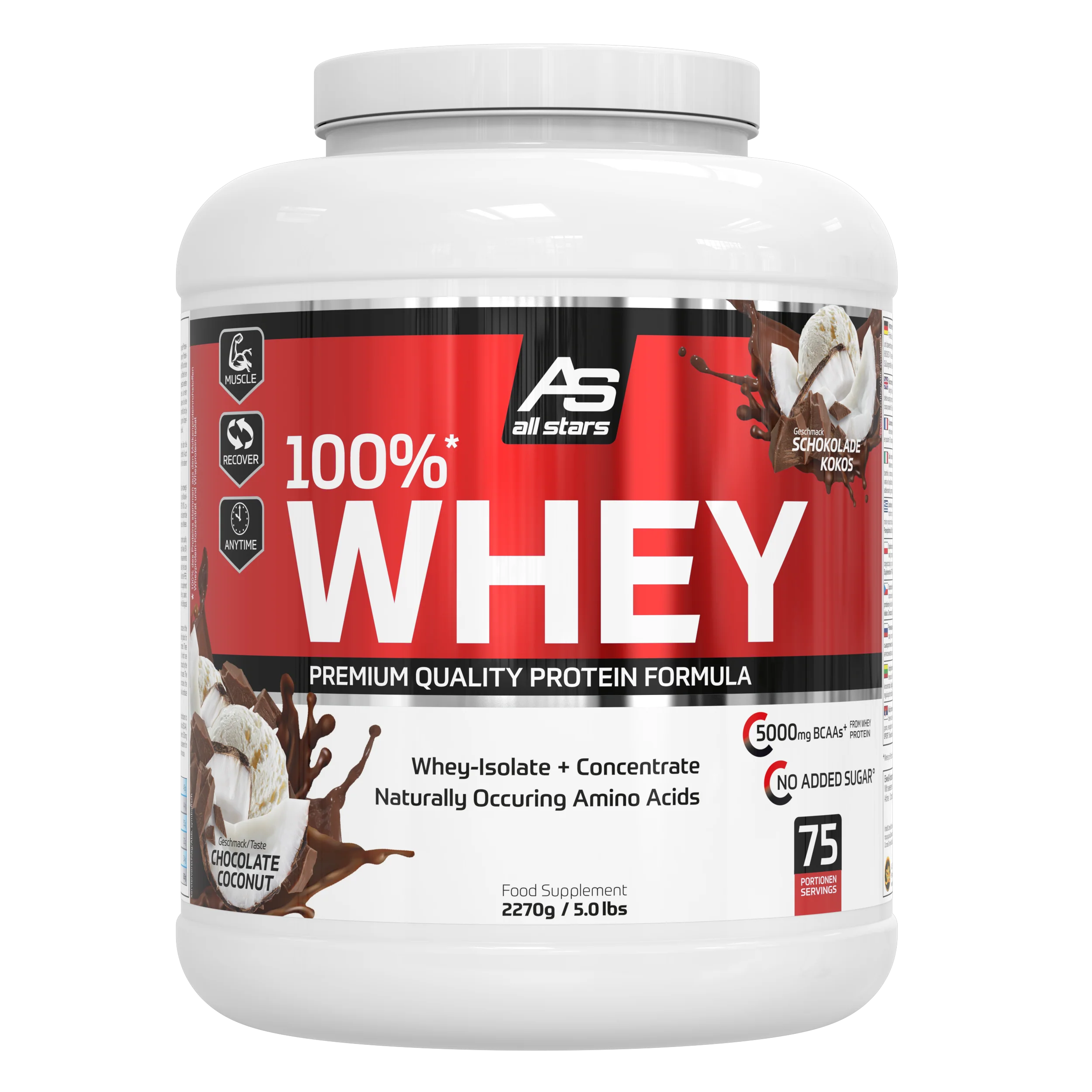 100% Whey Protein - 2270g Dose - Image 78