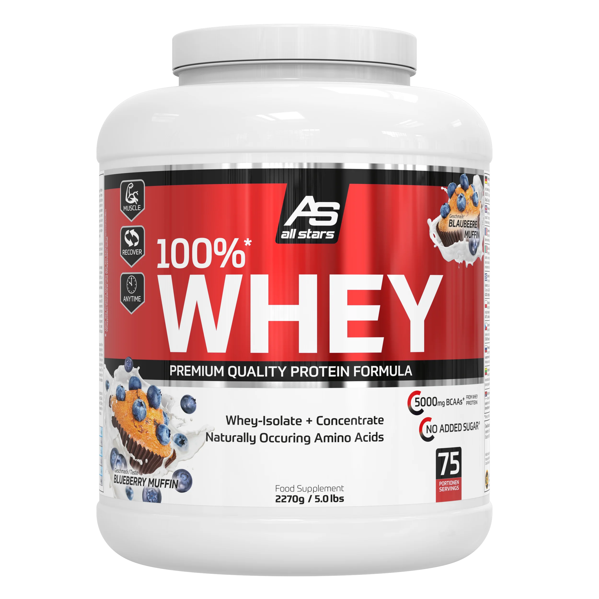 100% Whey Protein - 2270g Dose - Image 85