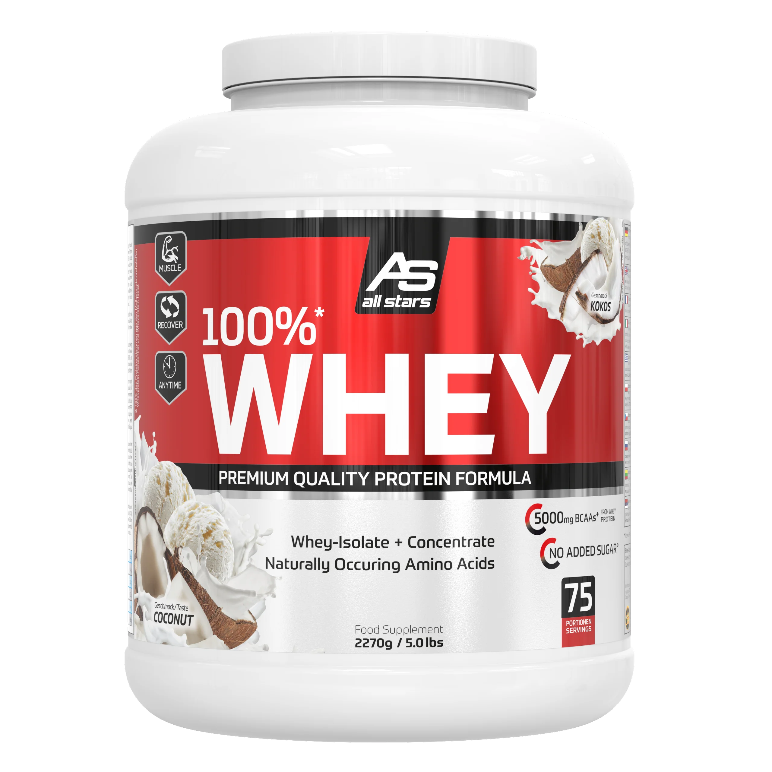 100% Whey Protein - 2270g Dose - Image 88