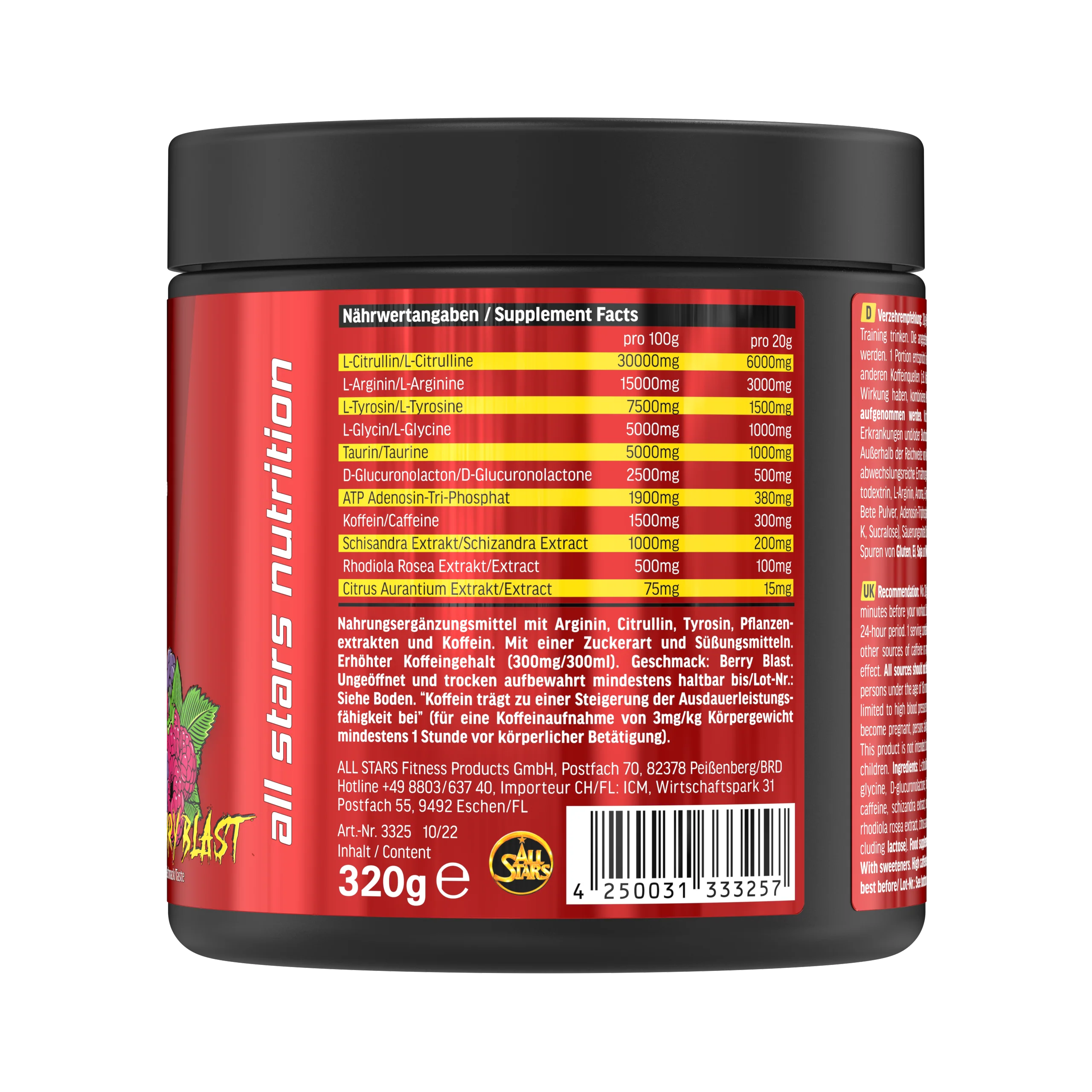 Raw Intensity Pre Workout Booster - Image 3