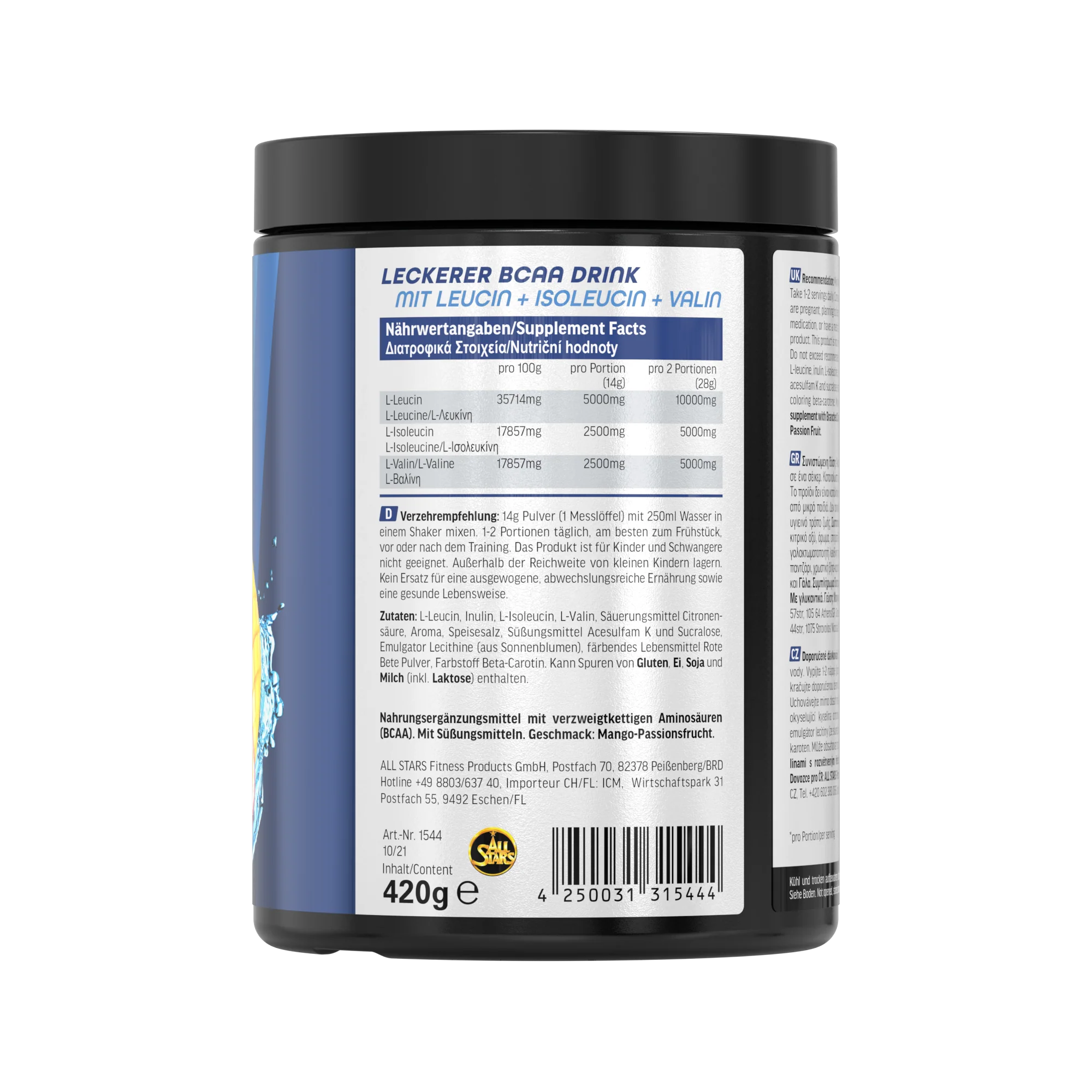 BCAA Powder - 420g Dose - Image 23