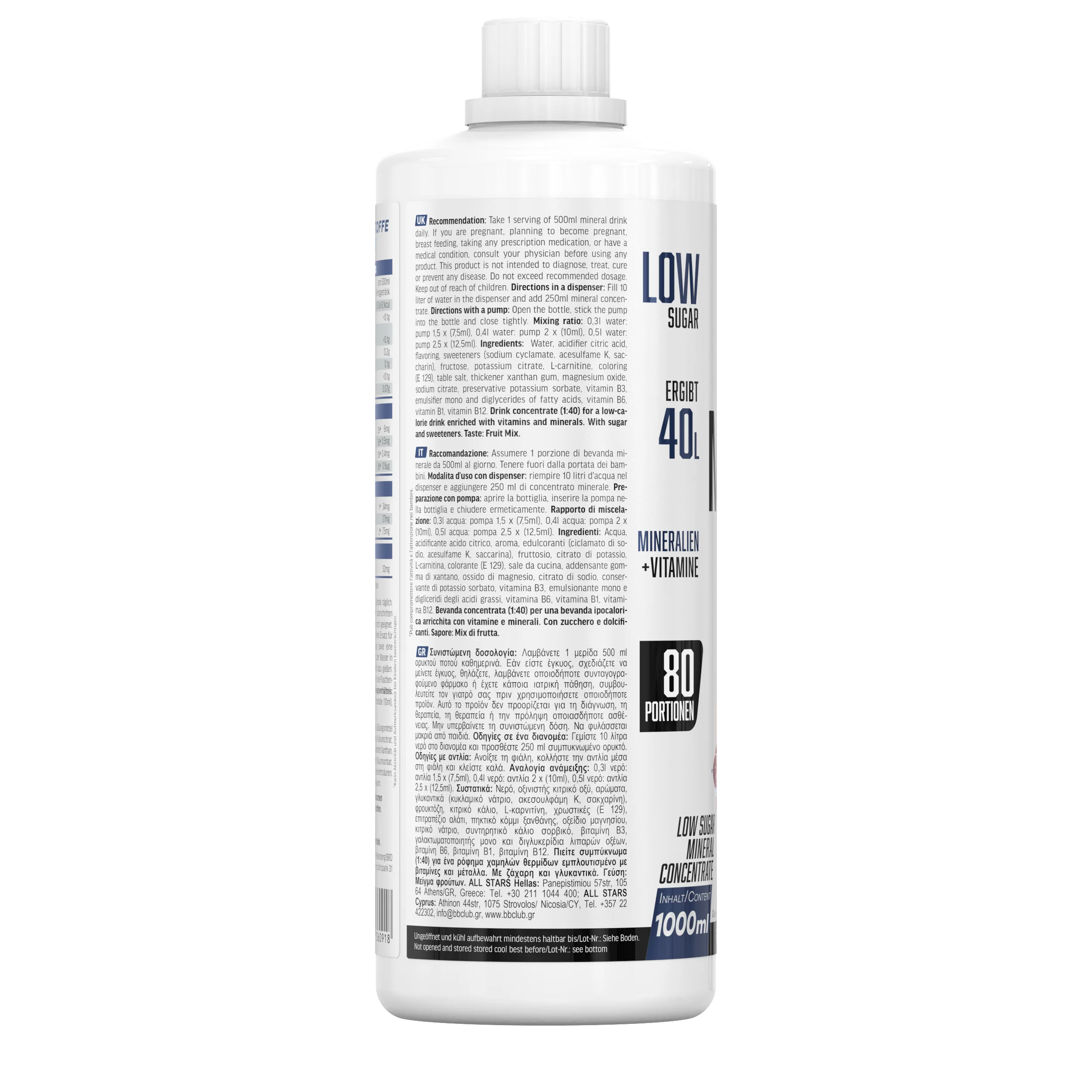 Minvit Light + L-Carnitin - 1 Liter Flasche - Image 4